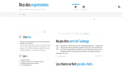 Desktop Screenshot of dico-des-expressions.com